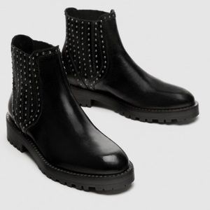Zara Studded Chelsea Boot